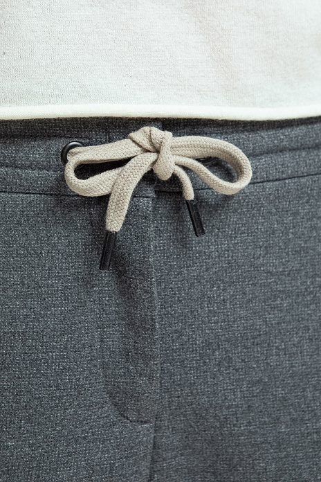 Джоггеры с лампасами, цвет Серый