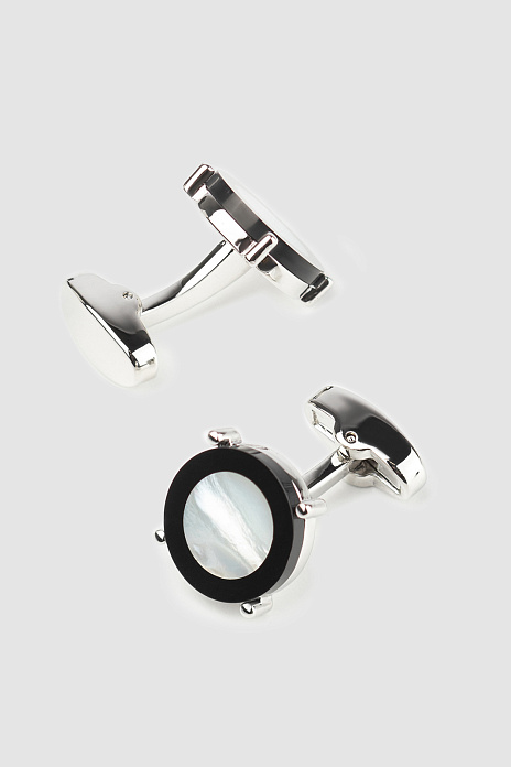 Запонки, цвет Серебряный