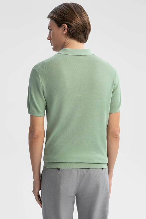 Поло из хлопка Пима, цвет Оливковый