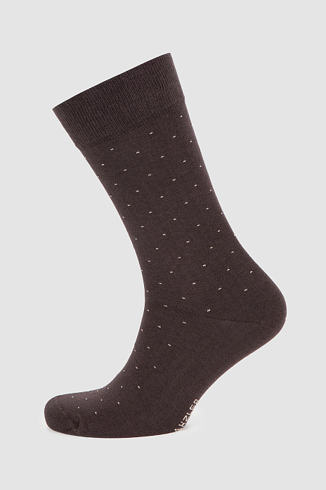 Носки из хлопка, цвет Коричневый