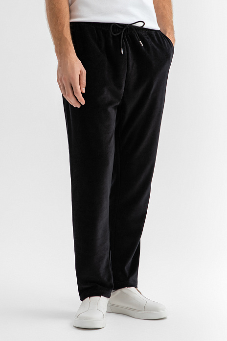 Брюки спортивные из хлопка, цвет Черный