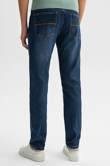 Джинсы, цвет Голубой темный