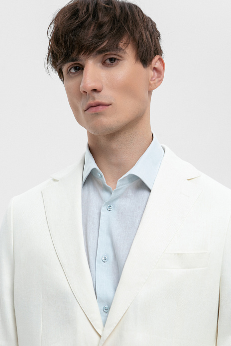 Пиджак изо льна и хлопка, цвет Белый