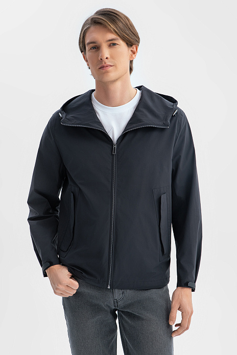 Ветровка с водоотталкивающей обработкой, цвет Черный