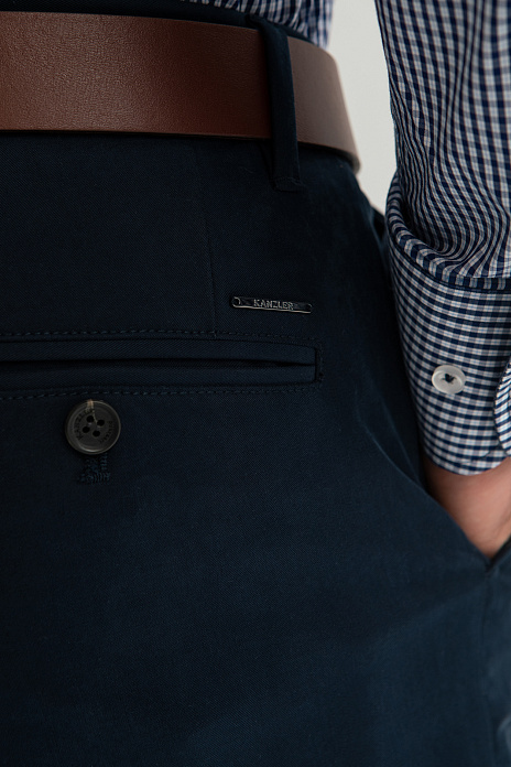 Брюки, цвет Синий темный