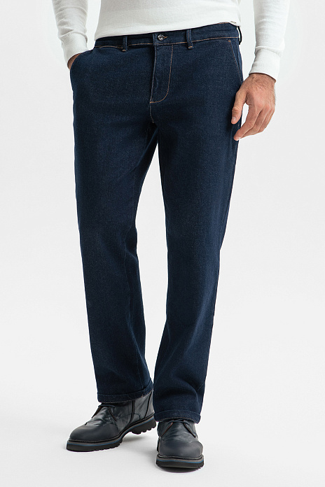 Джинсы, цвет Синий темный