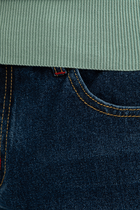 Джинсы, цвет Голубой темный