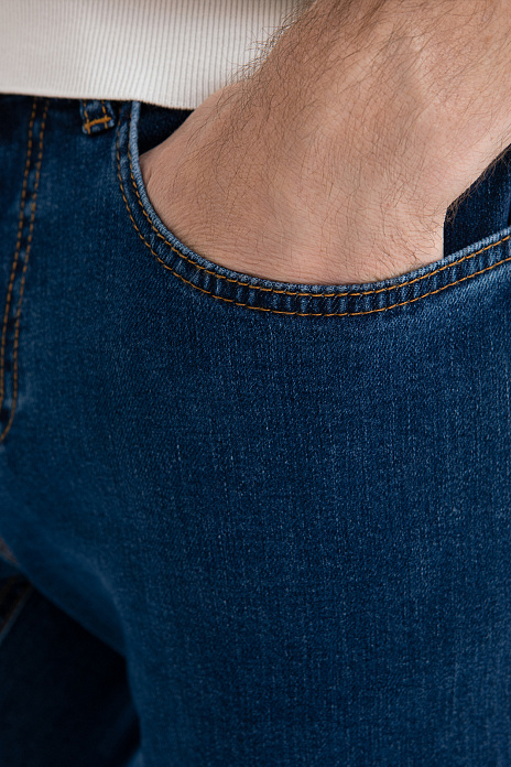 Джинсы, цвет Синий