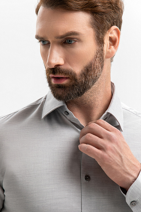 Сорочка из хлопка, цвет Серый