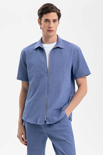 Сорочка с коротким рукавом из хлопка, лимитированная коллекция