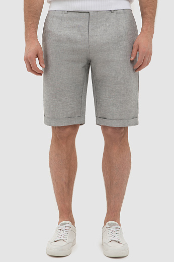 Шорты изо льна и хлопка