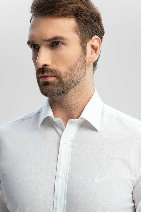 Сорочка из австрийской ткани Getzner, цвет Белый