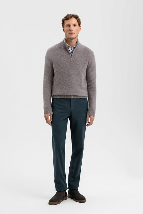 Брюки из хлопка, цвет Зеленый