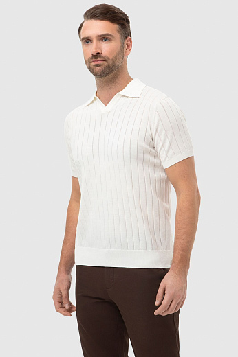 Поло из хлопка Пима