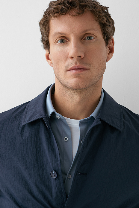 Куртка с водоотталкивающей обработкой, цвет Синий темный