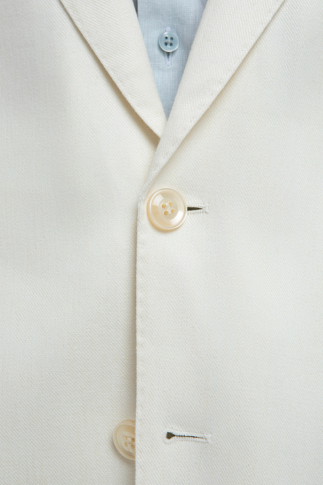 Пиджак изо льна и хлопка, цвет Белый