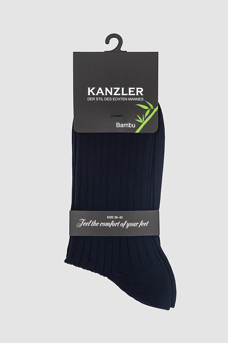 Носки из бамбука, цвет Синий темный