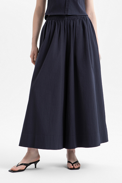 Кюлоты из хлопка, цвет Синий