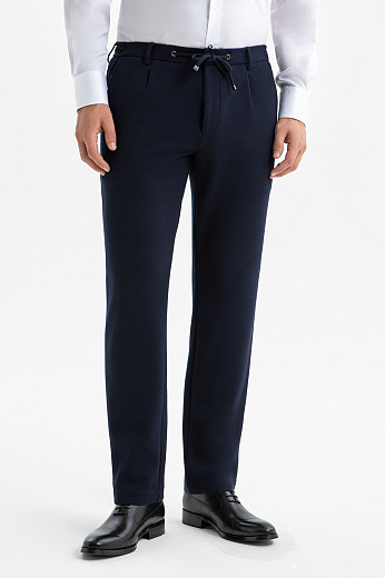 Брюки из тенсела и хлопка на кулиске