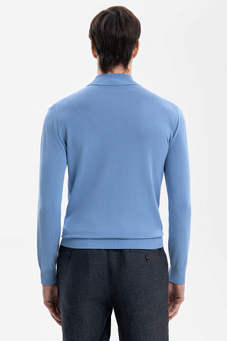 Водолазка из шелка, лимитированная коллекция, цвет Голубой