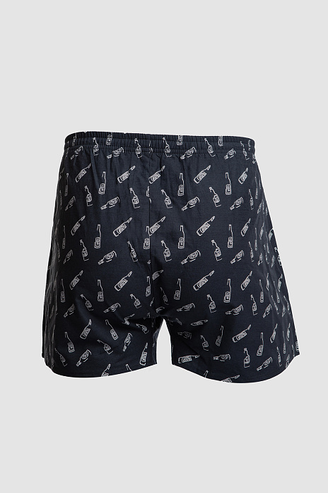 Боксеры из хлопка, цвет Синий темный