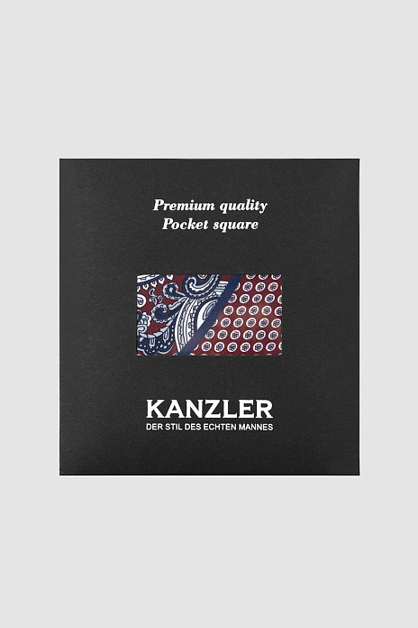 Платок нагрудный, цвет Бордовый