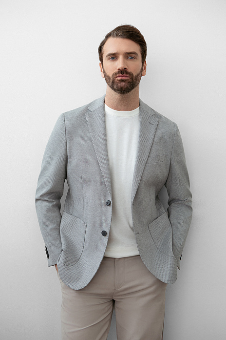 Пиджак, цвет Серый светлый