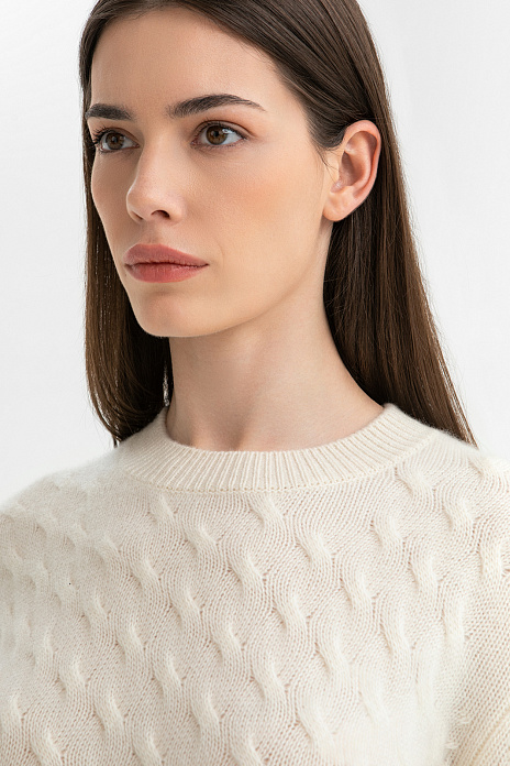 Джемпер из кашемира, цвет Белый